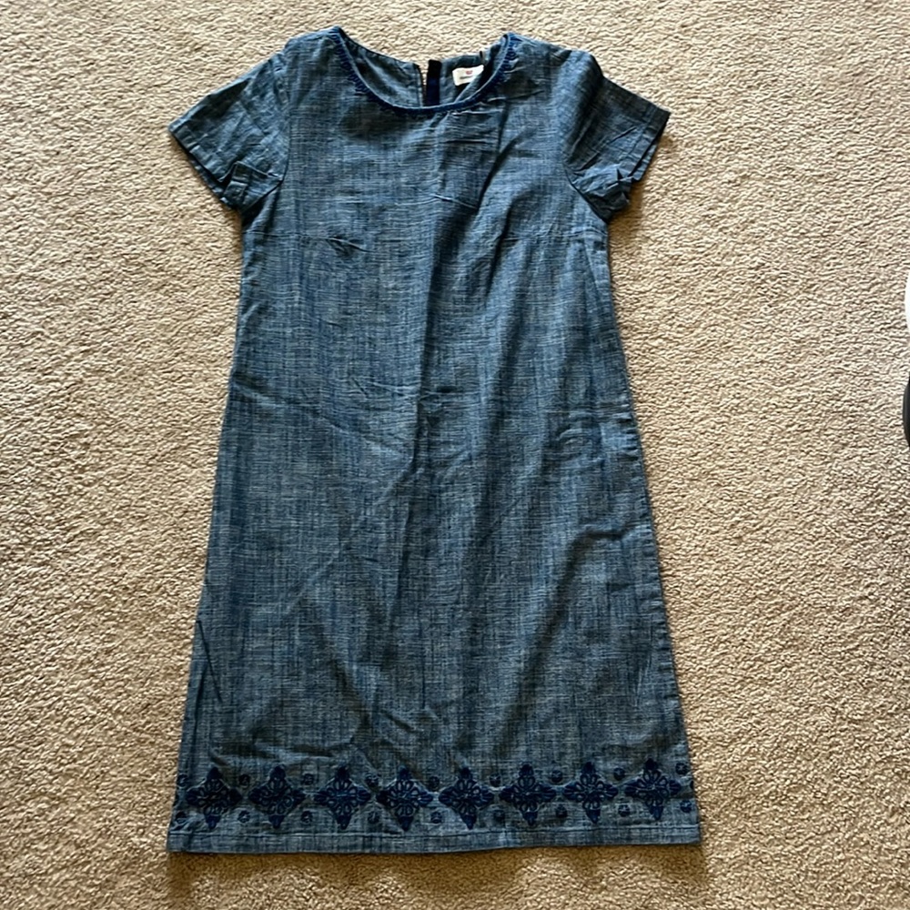 Vineyard vine chambray girls size 12 dress